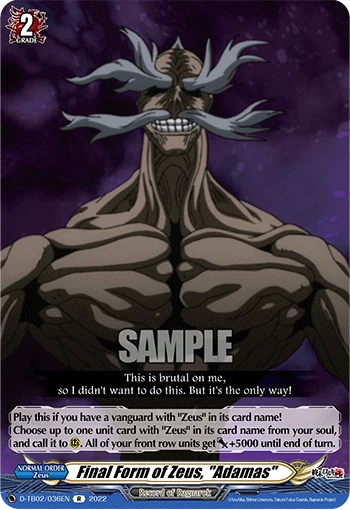 Final Form of Zeus, "Adamas"