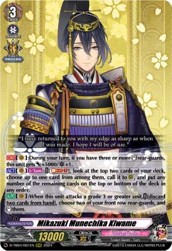 Mikazuki Munechika Kiwame