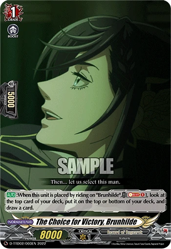 The Choice for Victory, Brunhilde