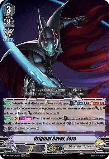 Original Saver, Zero