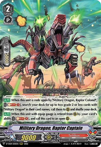 Military Dragon, Raptor Captain