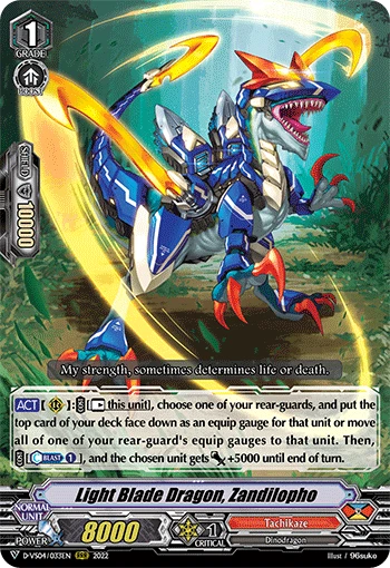 Light Blade Dragon, Zandilopho