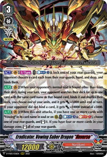 Eradicator, Vowing Saber Dragon "Яeverse"