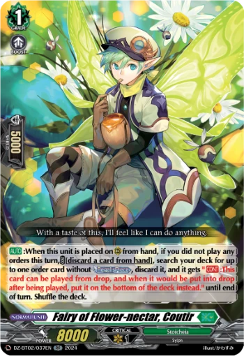 Fairy of Flower-nectar, Coutir