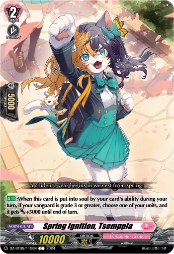 Spring Ignition, Tsemppia