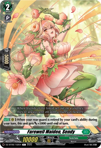 Farewell Maiden, Sendy