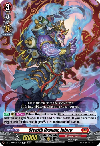 Stealth Dragon, Jainzo
