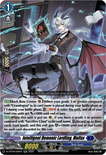 Intelligent Demonic Lordling, Malfas