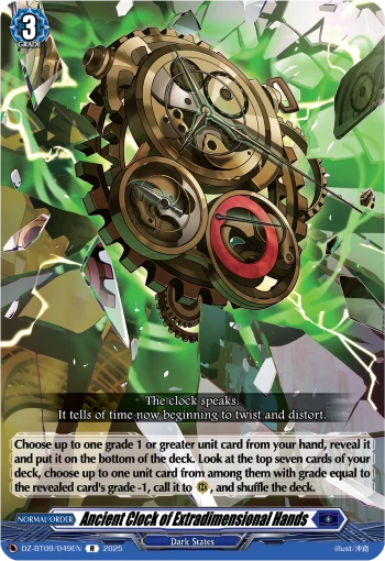 Ancient Clock of Extradimensional Hands