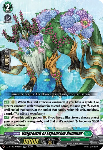 Valgrowth of Expansive Summer