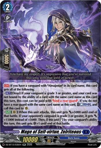 Mage of Self-virtue, Zelriteous