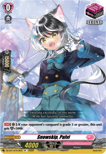 Snowskip, Palvi