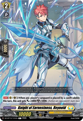 Knight of Earnestness, Reynold