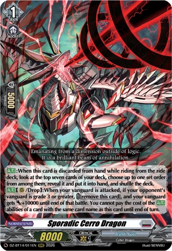 Sporadic Cerro Dragon
