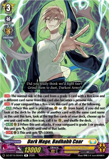 Dark Mage, Badhabh Caar