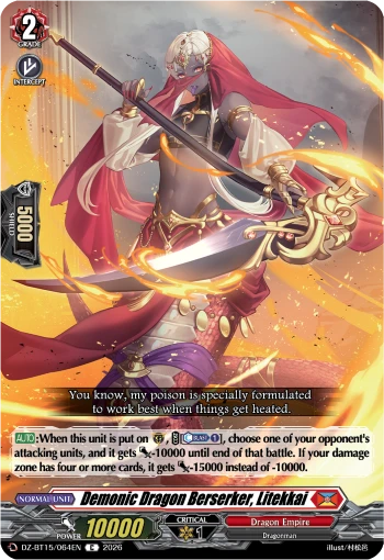 Demonic Dragon Berserker, Litekkai