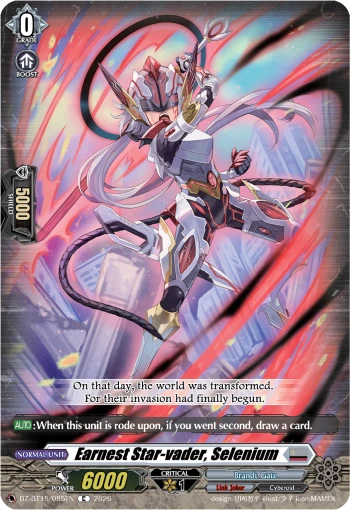 Earnest Star-vader, Selenium