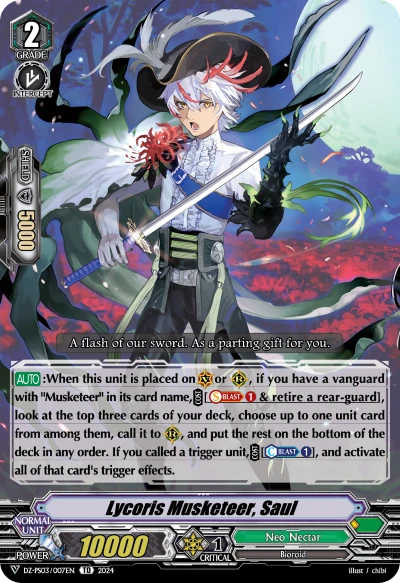 Lycoris Musketeer, Saul