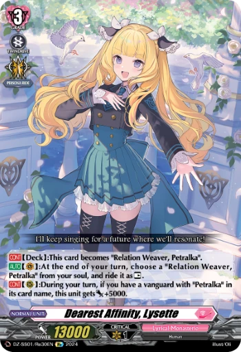 Dearest Affinity, Lysette