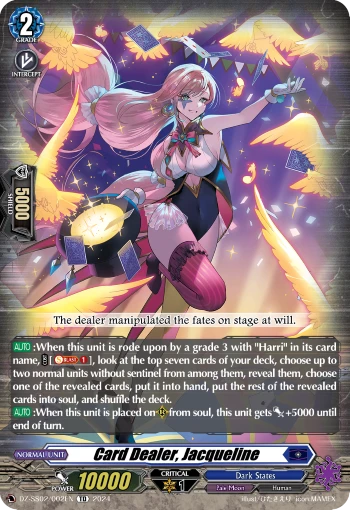 Card Dealer, Jacqueline