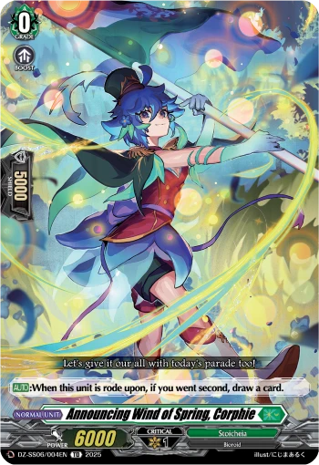 Announcing Wind of Spring, Corphie