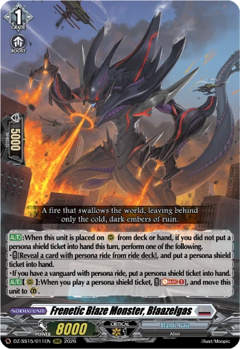 Frenetic Blaze Monster, Blaazelgas