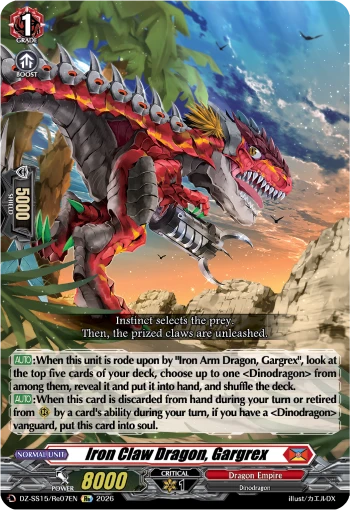 Iron Claw Dragon, Gargrex