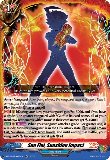Sun Fist, Sunshine Impact