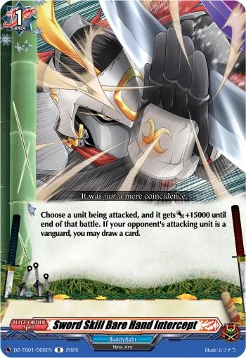 Sword Skill Bare Hand Intercept