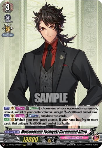 Mutsunokami Yoshiyuki Ceremonial Attire