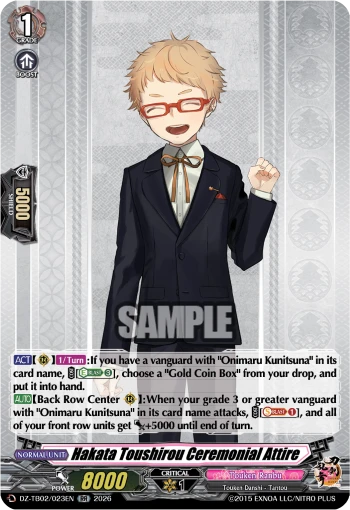 Hakata Toushirou Ceremonial Attire