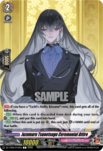 Juzumaru Tsunetsugu Ceremonial Attire