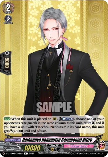 Daihannya Nagamitsu Ceremonial Attire