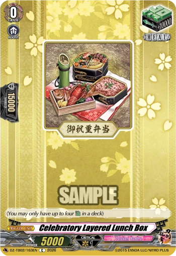 Celebratory Layered Lunch Box