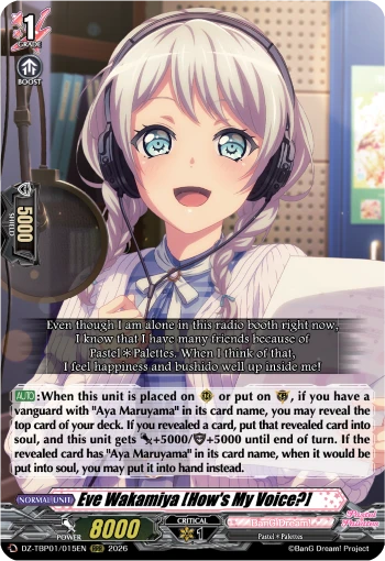 Eve Wakamiya [How's My Voice?]