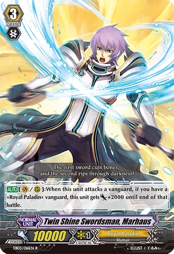 Twin Shine Swordsman, Marhaus
