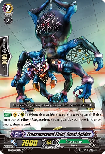 Transmutated Thief, Steal Spider