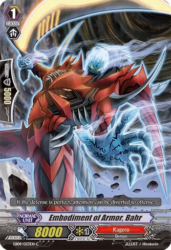 Embodiment of Armor, Bahr