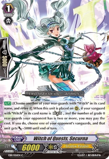 Witch of Quests, Securna