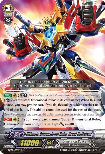 Ultimate Dimensional Robo, Great Daikaiser