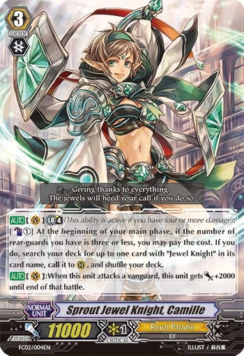 Sprout Jewel Knight, Camille