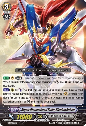 Super Dimensional Robo, Shadowkaiser