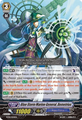 Blue Storm Marine General, Demetrius