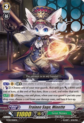 Trainee Sage, Minette