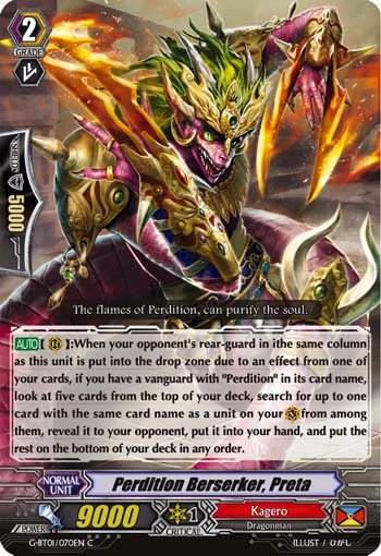 Perdition Berserker, Preta