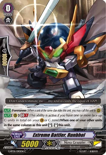 Extreme Battler, Runbhol