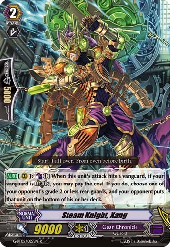 Steam Knight, Xang