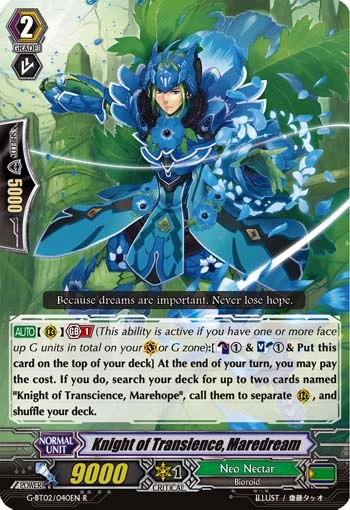Knight of Transience, Maredream