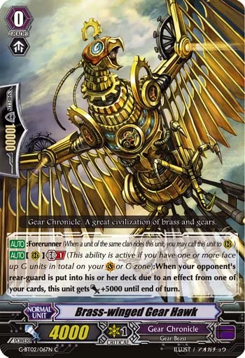 Brass-winged Gear Hawk