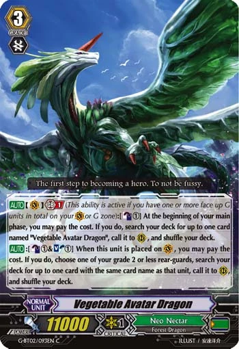 Vegetable Avatar Dragon